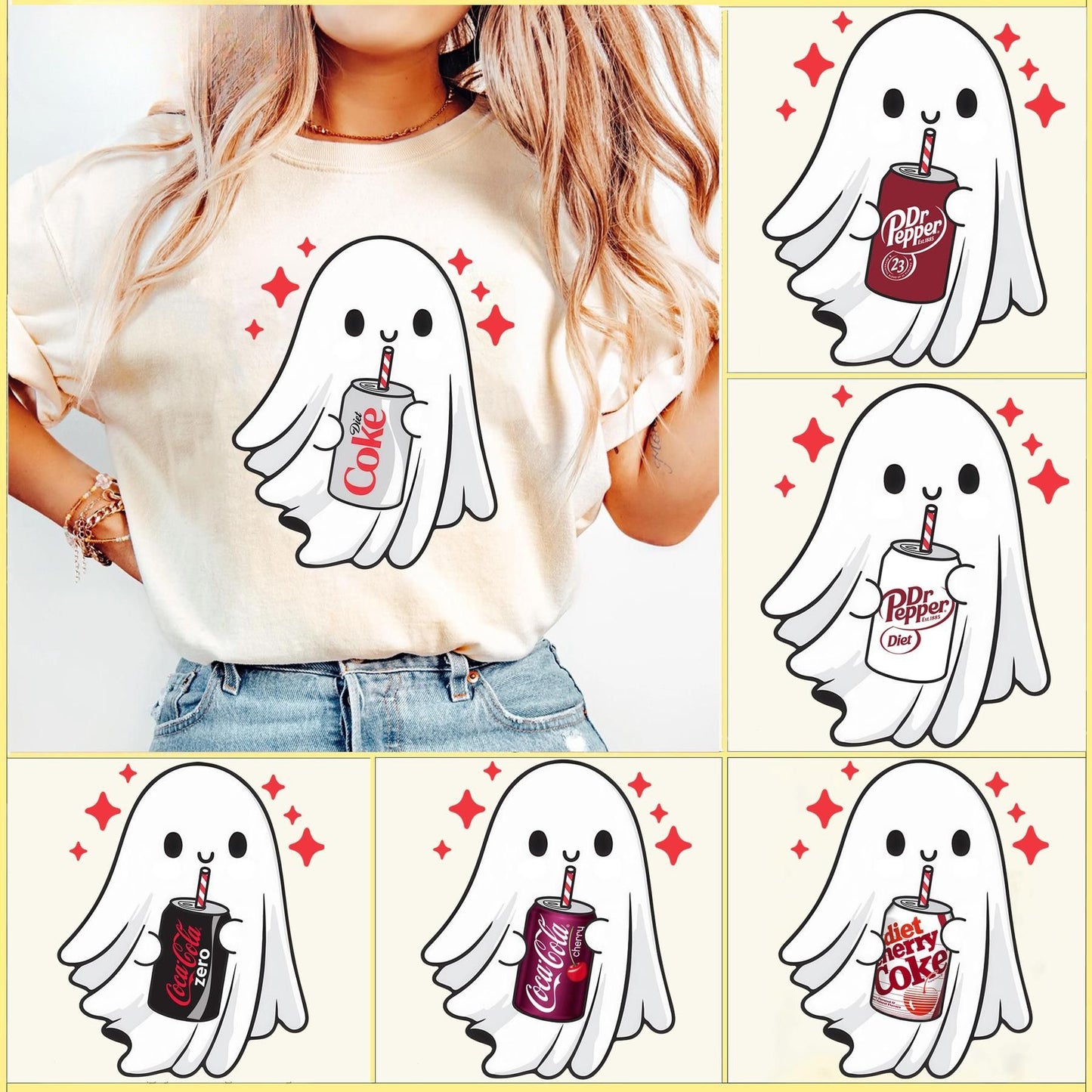 Funny Skeleton Ghost Halloween T-Shirt - Spooky Graphic Tee, Ghost Lover Gift, Unisex Soft Cotton Shirt-Pasimax
