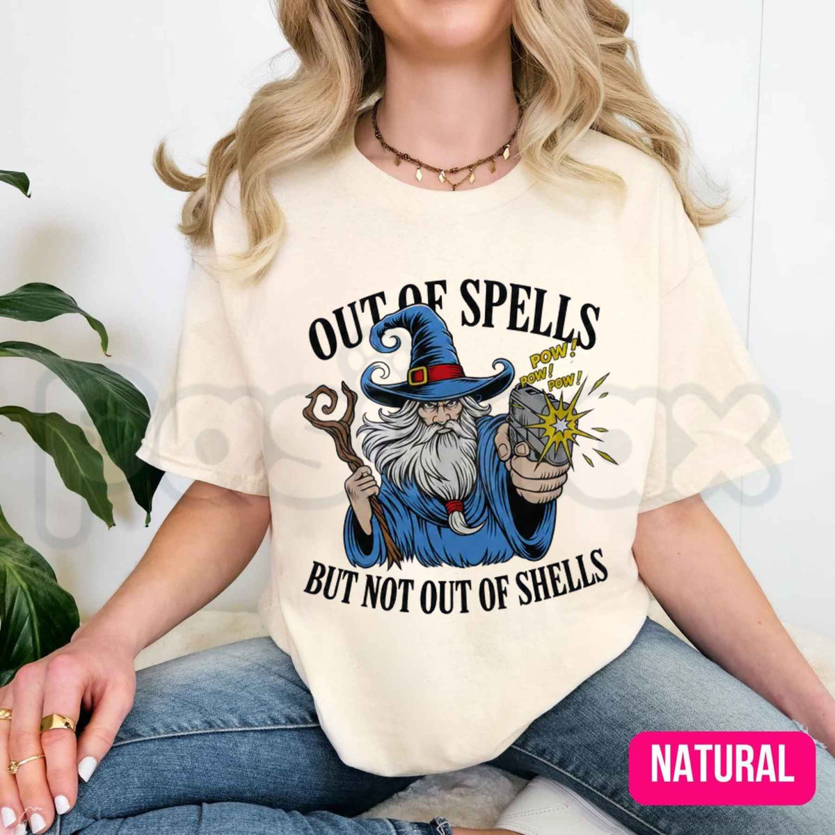 Funny Wizard Magic Parody T-Shirt – Comic Fantasy Streetwear Unisex Graphic Tee-Pasimax