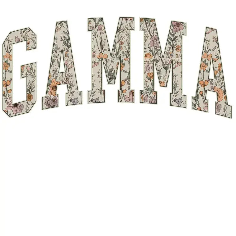 Floral Grandma Gigi Nana Mimi Mama Sweatshirt | Floral Family Crewneck