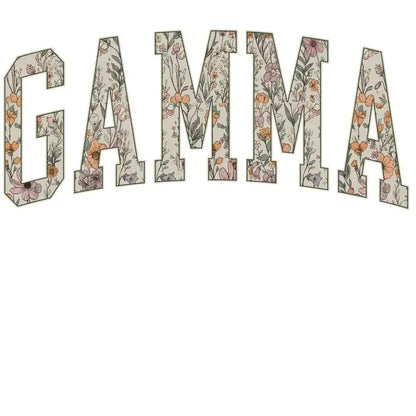 Floral Grandma Gigi Nana Mimi Mama Sweatshirt | Floral Family Crewneck