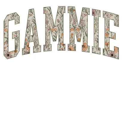 Floral Grandma Gigi Nana Mimi Mama Sweatshirt | Floral Family Crewneck