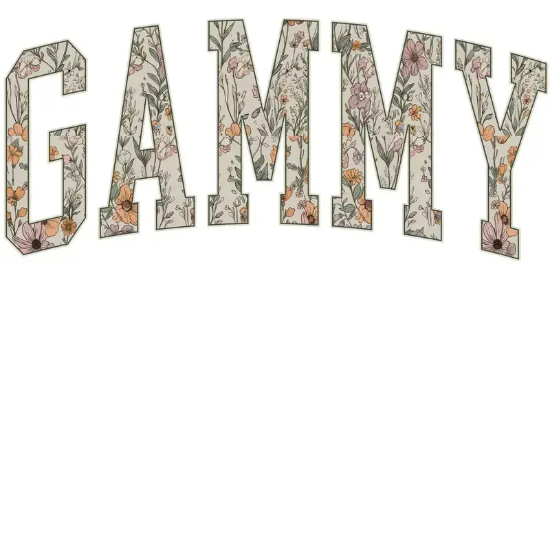 Floral Grandma Gigi Nana Mimi Mama Sweatshirt | Floral Family Crewneck