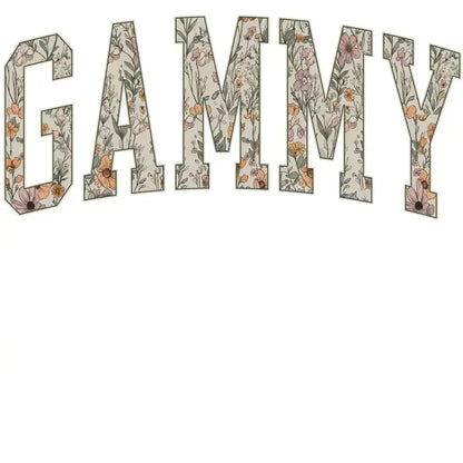 Floral Grandma Gigi Nana Mimi Mama Sweatshirt | Floral Family Crewneck