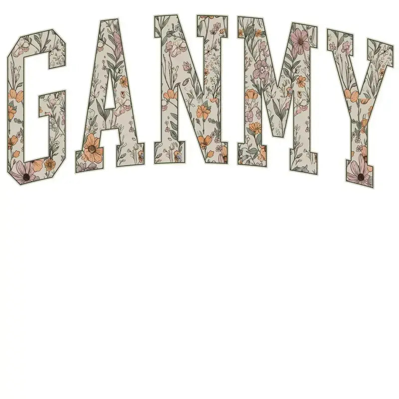 Floral Grandma Gigi Nana Mimi Mama Sweatshirt | Floral Family Crewneck