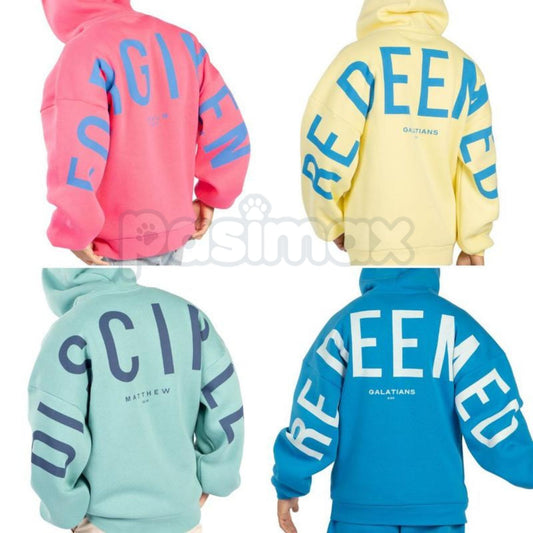 GLO Kingdom Essential Hoodie – Bright & Bold Christian Streetwear Pullover in Vibrant Colors, Unisex-Pasimax