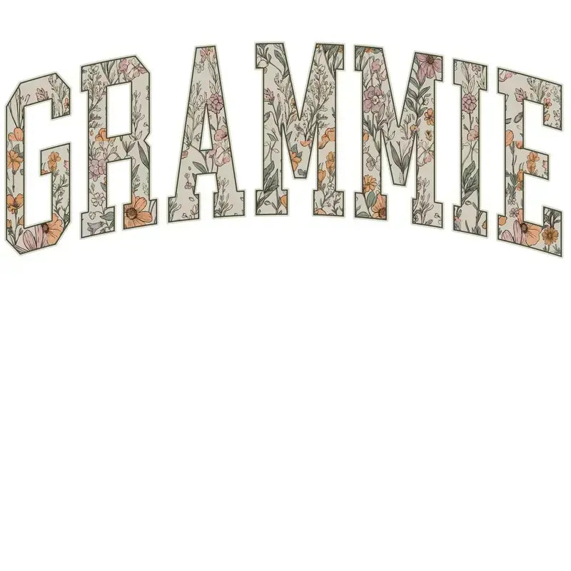 Floral Grandma Gigi Nana Mimi Mama Sweatshirt | Floral Family Crewneck