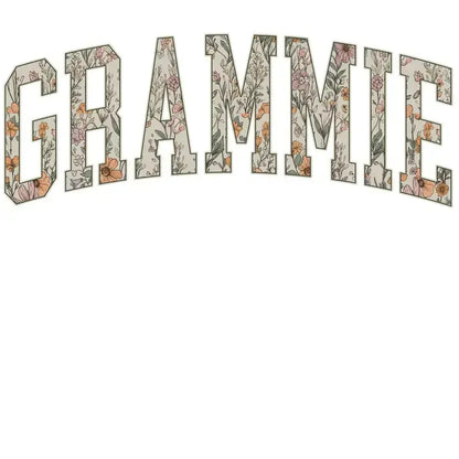 Floral Grandma Gigi Nana Mimi Mama Sweatshirt | Floral Family Crewneck