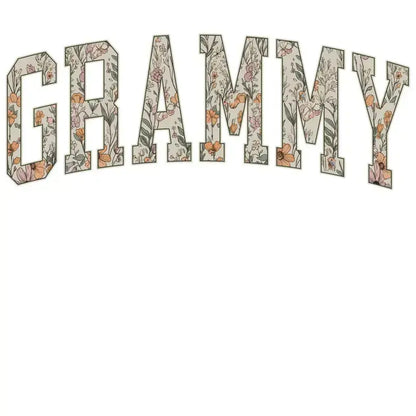 Floral Grandma Gigi Nana Mimi Mama Sweatshirt | Floral Family Crewneck