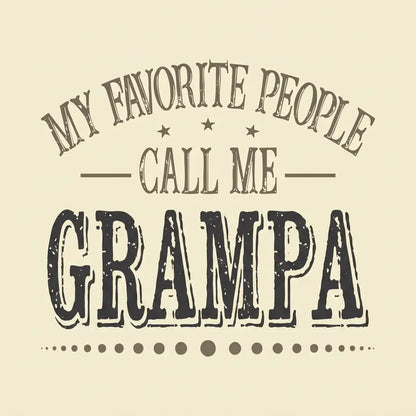 Comfort Colors® Custom "My Favorite People Call Me Papa" T-Shirt – Personalized Dad Graphic Tee, Aesthetic Retro Father's Day Gift Top