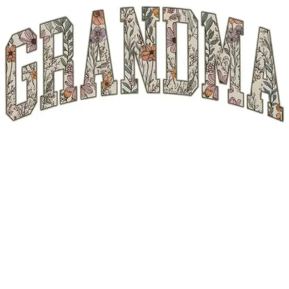 Floral Grandma Gigi Nana Mimi Mama Sweatshirt | Floral Family Crewneck