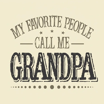 Comfort Colors® Custom "My Favorite People Call Me Papa" T-Shirt – Personalized Dad Graphic Tee, Aesthetic Retro Father's Day Gift Top
