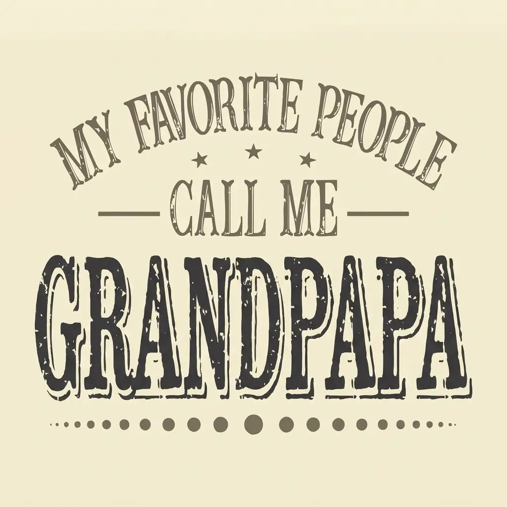 Comfort Colors® Custom "My Favorite People Call Me Papa" T-Shirt – Personalized Dad Graphic Tee, Aesthetic Retro Father's Day Gift Top