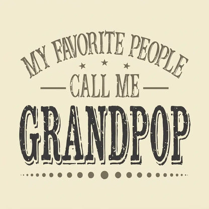 Comfort Colors® Custom "My Favorite People Call Me Papa" T-Shirt – Personalized Dad Graphic Tee, Aesthetic Retro Father's Day Gift Top