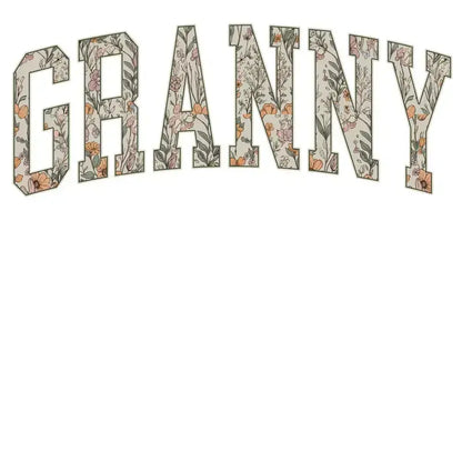 Floral Grandma Gigi Nana Mimi Mama Sweatshirt | Floral Family Crewneck