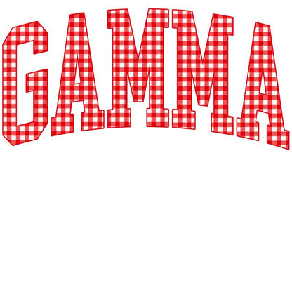 Customize MAMA Gingham Christmas Sweatshirt | Cute Personalized Mom Holiday Crewneck
