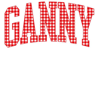 Customize MAMA Gingham Christmas Sweatshirt | Cute Personalized Mom Holiday Crewneck