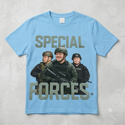 Funny Special Forces Meme T-Shirt – Edgy Internet Humor Retro Tactical Unisex Graphic Tee
