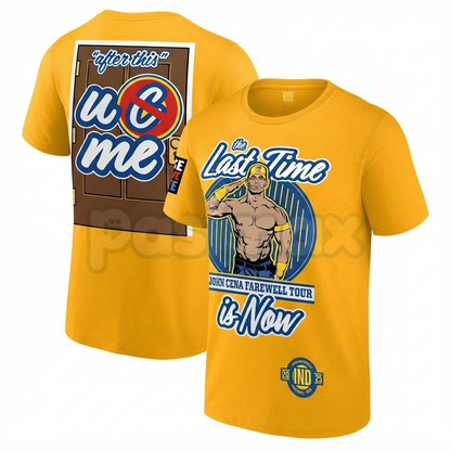 JOHN CENA Farewell Tour 2025 Collection T-Shirt - WWE Wrestling Legend Commemorative Tee, Hustle Loyalty Respect Fan Apparel, Never Give Up Nostalgia Gift
