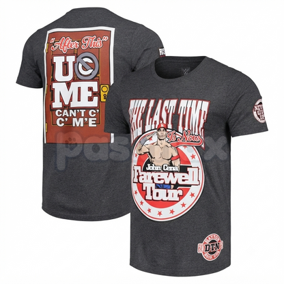 JOHN CENA Farewell Tour 2025 Collection T-Shirt - WWE Wrestling Legend Commemorative Tee, Hustle Loyalty Respect Fan Apparel, Never Give Up Nostalgia Gift