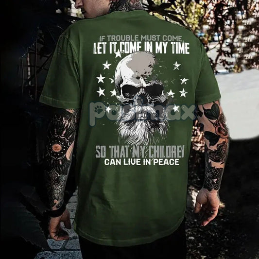 Generation X T-shirt - "Let It Come In My Time" Quote Tee, Legacy & Peace Statement Shirt-Pasimax