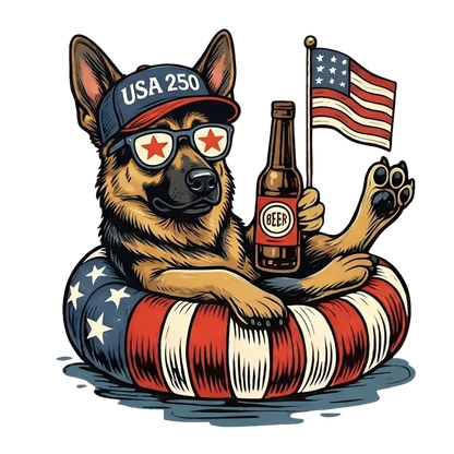 Comfort Colors® 250th Anniversary Dachshund 4th of July T-Shirt – Funny Patriotic Dog Lover Tee, Semiquincentennial USA 1776–2026 Shirt, Wiener Dog Independence Day Gift