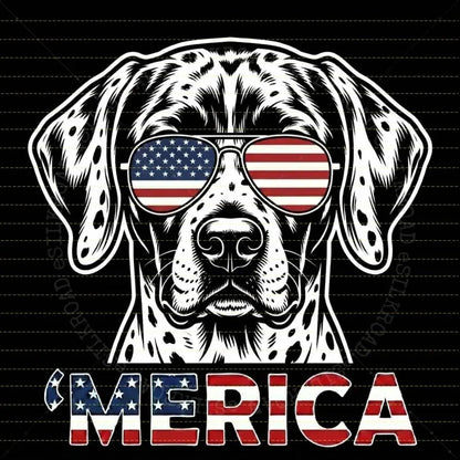 Comfort Colors® Vintage Dog 4th of July T-Shirt – Retro Patriotic Puppy Graphic Tee, Aesthetic Red White and Blue Dog Mom Dad Independence Day Top