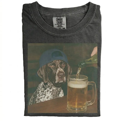 Comfort Colors® Custom Dog Breeds Beer T-Shirt – Vintage 90s Funny Edgy Dog Meme Tee, Aesthetic Brewery Lover Dog Dad Gift Shirt