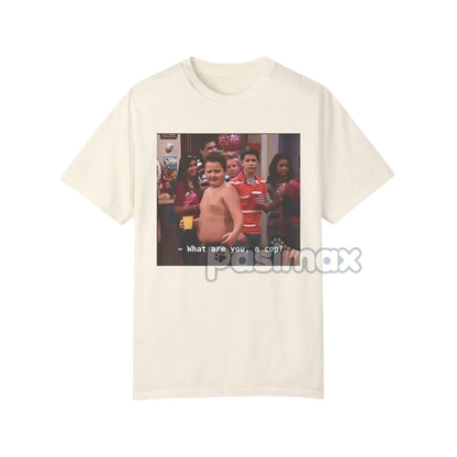 Gibby "What Are You A Cop" T-Shirt - Funny iCarly Quote Tee, Unisex Pop Culture Apparel-Pasimax