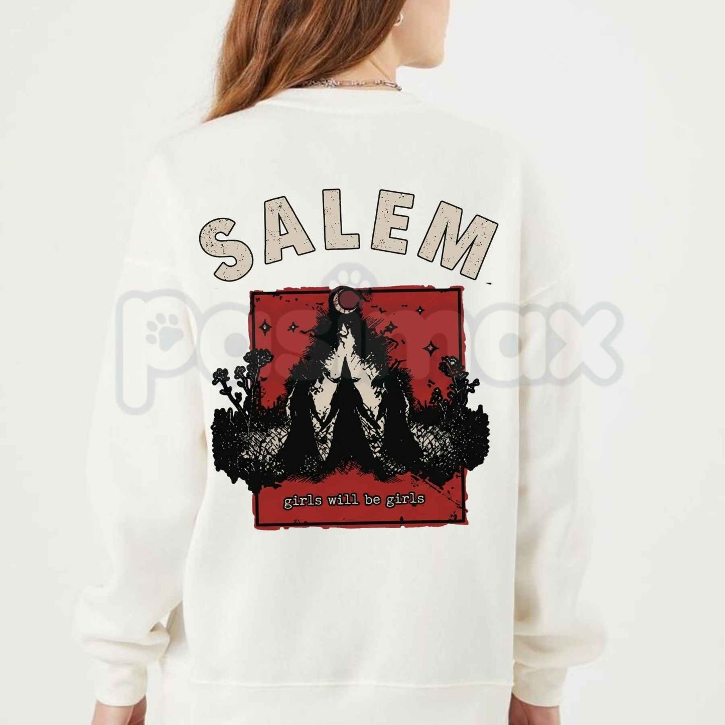 Girls Trip Salem Halloween Sweatshirt | Spooky Witchy Crew Getaway Top-Pasimax
