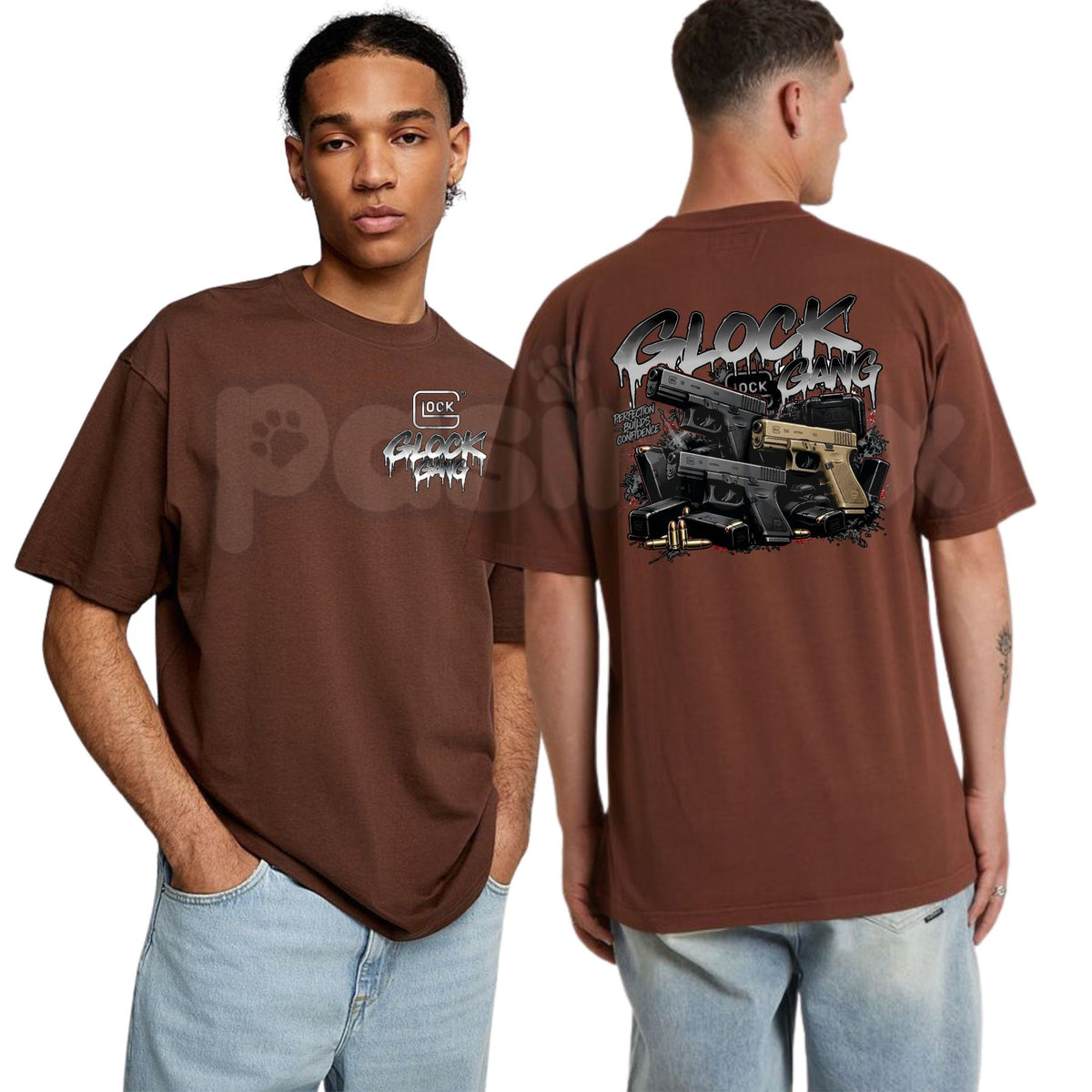 Glock Tactical T-Shirt Glock Gang – Firearms Enthusiast Graphic Tee-Pasimax