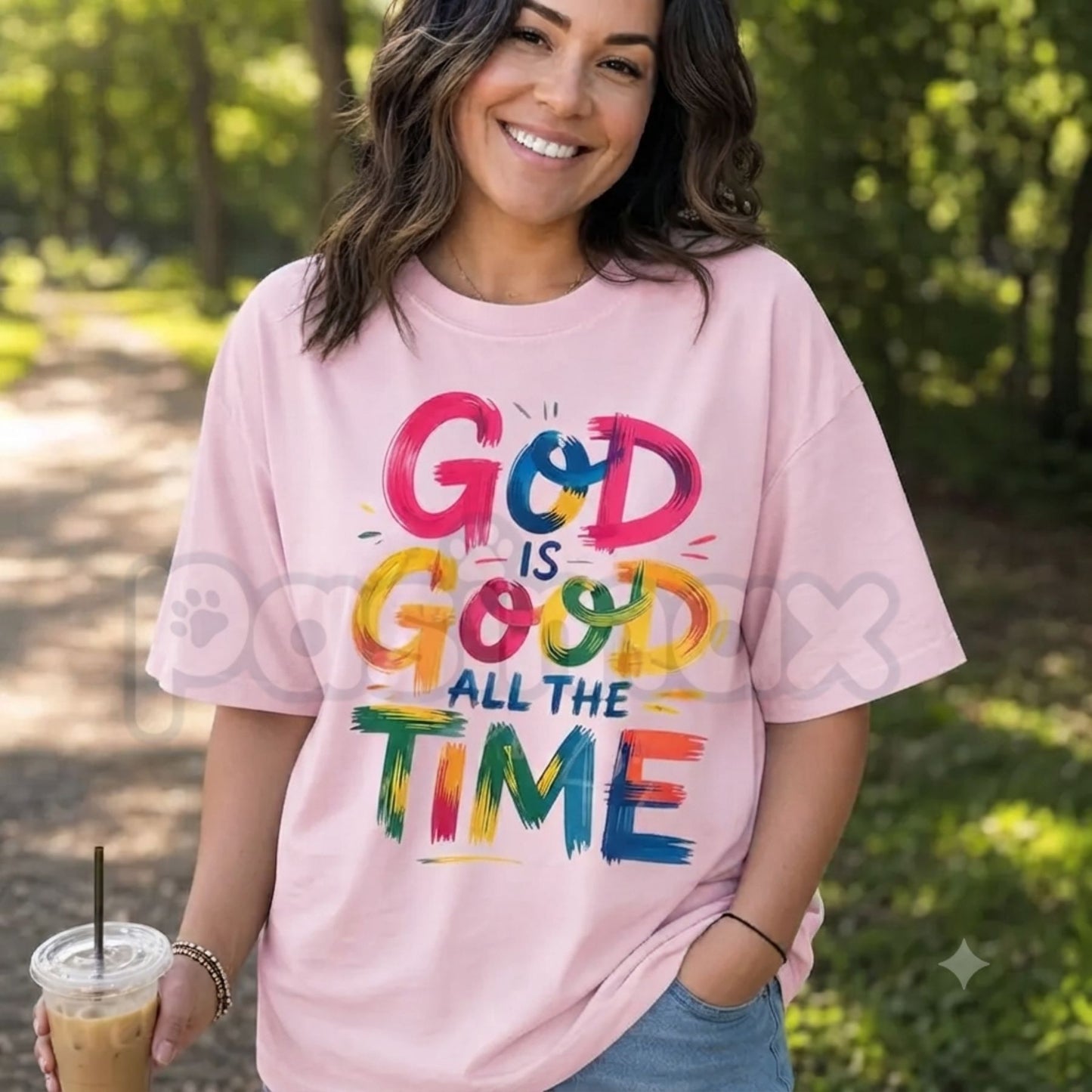 God Is Good All The Time Shirt – Inspirational Christian Faith Tee, Uplifting Religious Worship Graphic Unisex Cotton Shirt-Pasimax