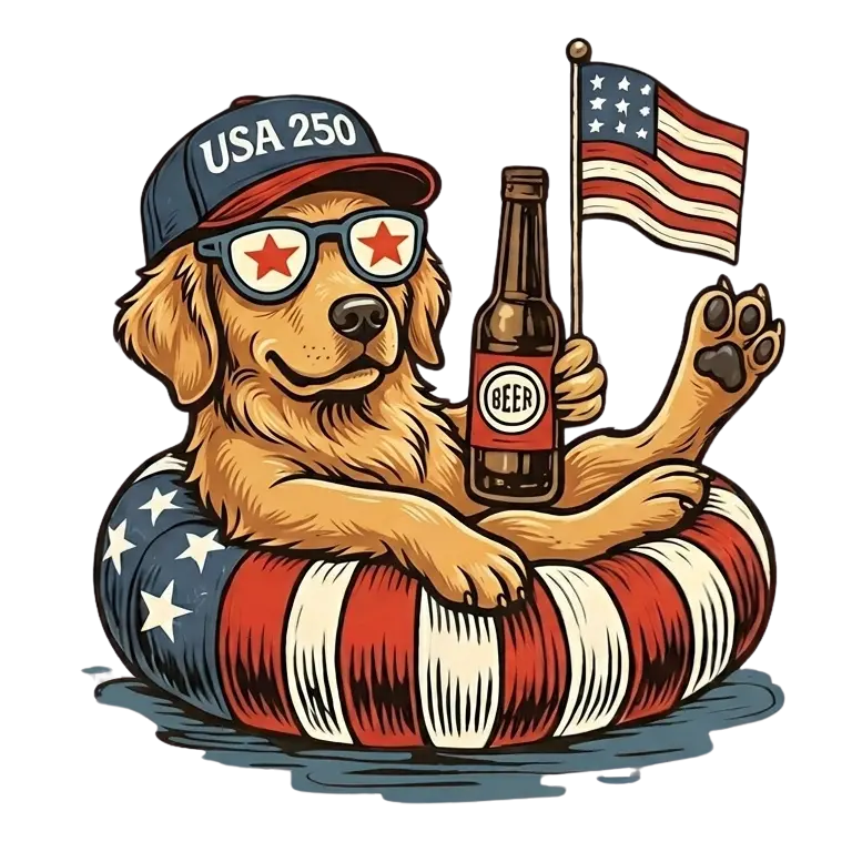 Comfort Colors® 250th Anniversary Dachshund 4th of July T-Shirt – Funny Patriotic Dog Lover Tee, Semiquincentennial USA 1776–2026 Shirt, Wiener Dog Independence Day Gift