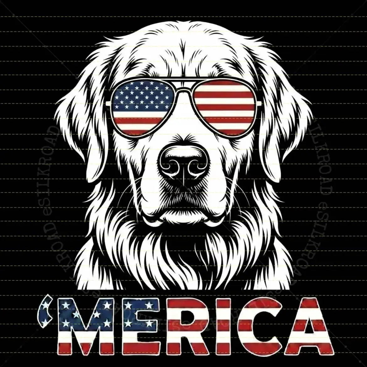 Comfort Colors® Vintage Dog 4th of July T-Shirt – Retro Patriotic Puppy Graphic Tee, Aesthetic Red White and Blue Dog Mom Dad Independence Day Top