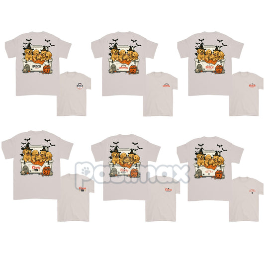 Golden Retriever & Beer T-Shirt - Dogs & Beer Funny Tee, Gift For Dog Lovers-Pasimax