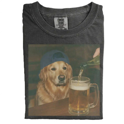 Comfort Colors® Custom Dog Breeds Beer T-Shirt – Vintage 90s Funny Edgy Dog Meme Tee, Aesthetic Brewery Lover Dog Dad Gift Shirt