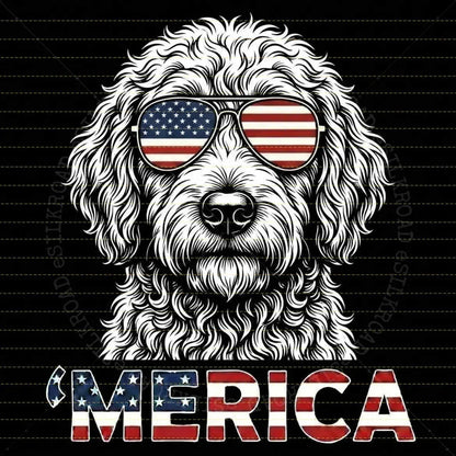 Comfort Colors® Vintage Dog 4th of July T-Shirt – Retro Patriotic Puppy Graphic Tee, Aesthetic Red White and Blue Dog Mom Dad Independence Day Top