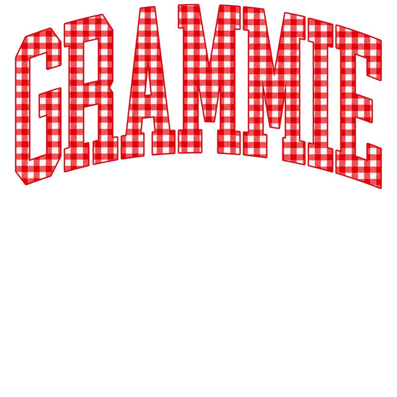 Customize MAMA Gingham Christmas Sweatshirt | Cute Personalized Mom Holiday Crewneck