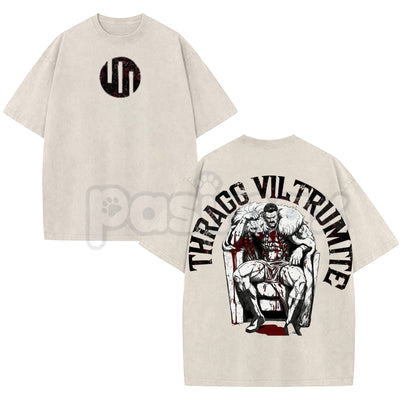 Grand Regent Thragg Graphic T-Shirt – Invincible Comic Vintage Washed Tee, Heavyweight Oversized Viltrumite Empire Streetwear-Pasimax