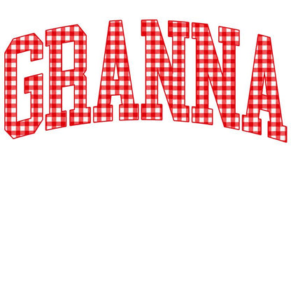 Customize MAMA Gingham Christmas Sweatshirt | Cute Personalized Mom Holiday Crewneck