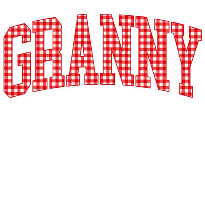 Customize MAMA Gingham Christmas Sweatshirt | Cute Personalized Mom Holiday Crewneck