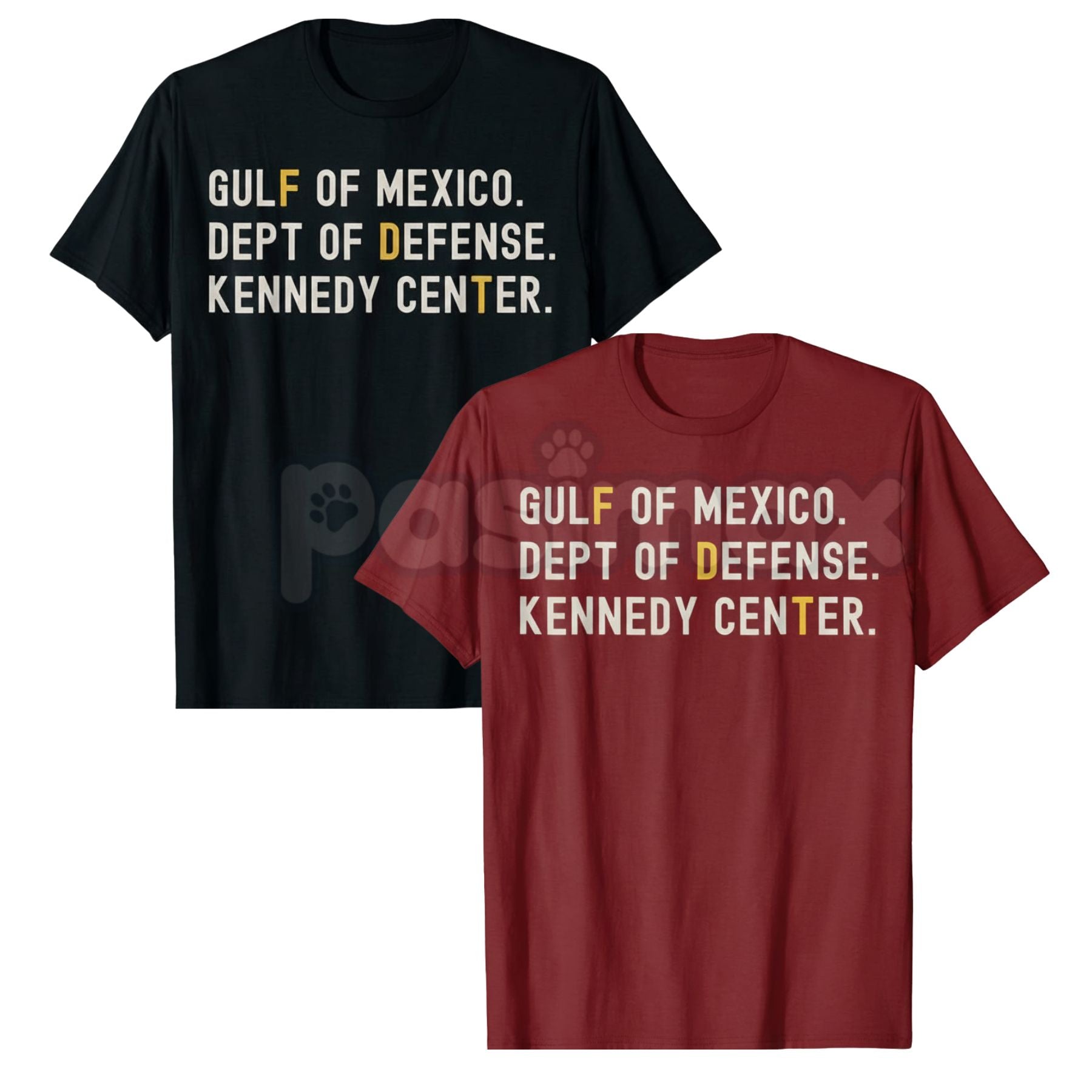 Gulf of Mexico Dept of Defense T-Shirt - Kennedy Center Graphic Tee, Esoteric Government Agency Apparel, Niche Military Theory Streetwear Shirt-Pasimax