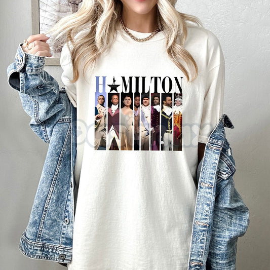 Hamilton 10th Anniversary "Legacy" T-Shirt - The Revolution Continues Graphic Tee, Broadway Musical Collector's Edition, Unisex Theatre Gift-Pasimax