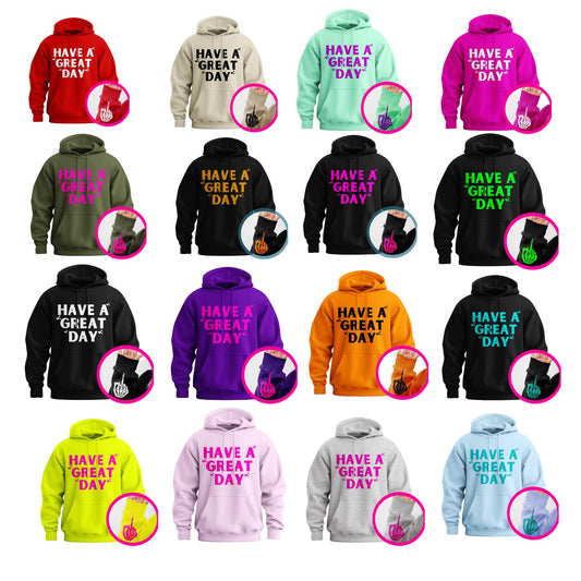 "Have A Great Day" Middle Finger Hoodie – Sarcastic & Funny Pullover, Unisex Streetwear-Pasimax