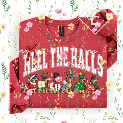 Christmas 30+ Dog Breed Sweatshirt | Merry Dogmas Holly Xmas Crewneck
