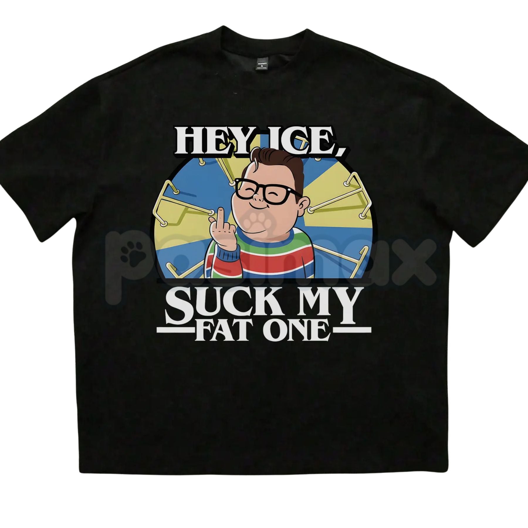"Hey Ice Such My Fat One" Funny Meme T-Shirt - Derek Viral Video Graphic Tee, Classic Internet Humor Shirt, Ironic Retro Meme Apparel, Premium Heavyweight Unisex Sarcastic Top, Nostalgic 2010s Internet Culture Gift-Pasimax