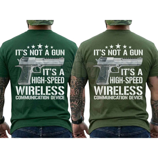 High Speed Wireless Communication T-Shirt – Funny Tactical Operator Graphic Unisex Tee-Pasimax