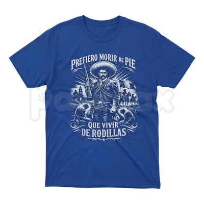 Historical Icon Emiliano Zapata T-Shirt – Mexican Revolution Hero Unisex Cotton Tee-Pasimax