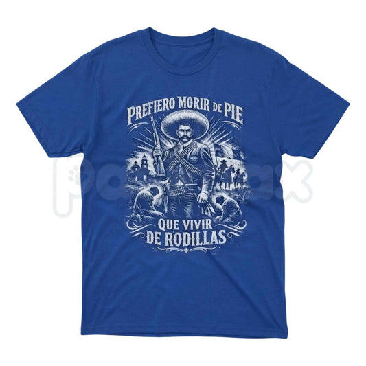 Historical Icon Emiliano Zapata T-Shirt – Mexican Revolution Hero Unisex Cotton Tee-Pasimax