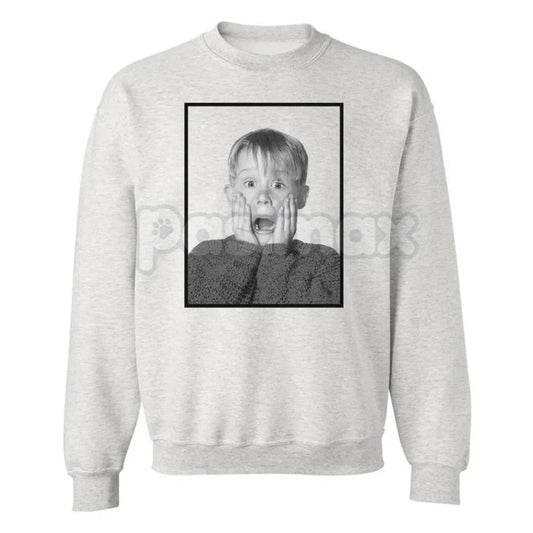 'Home Alone' Booby Trap Blueprint Sweatshirt | Minimalist Movie House Layout Jumper | Kevin's Defense Schematic Fan Gift-Pasimax