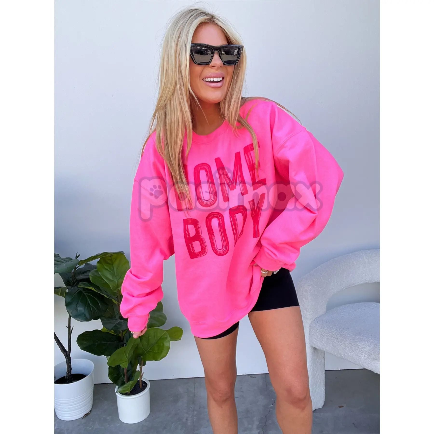 "Homebody" Graphic Pullover Unisex Crewneck Sweatshirt – Cozy Lounge & Introvert Wear-Pasimax